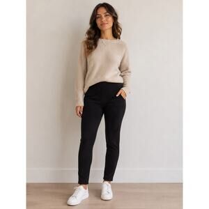 A New Day Women’s Faux Suede Leggings – Size Medium – Black